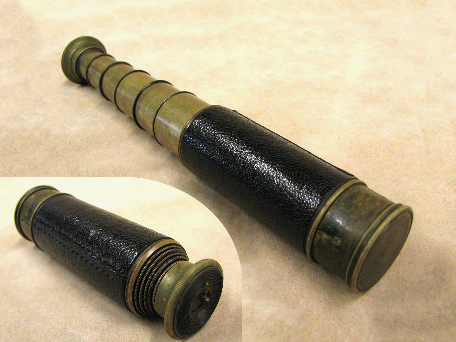 J.H. Steward 6 draw pocket telescope 'The Naturalist' circa 1920